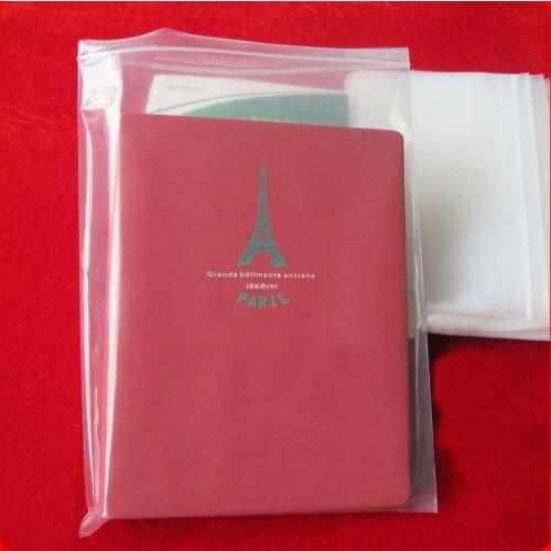 Almacenamiento Comida 10pcs 26x37cm Thick 200microns Pe Plastic Transparent Bag , Zipper lock Clear Packaging Package Bags