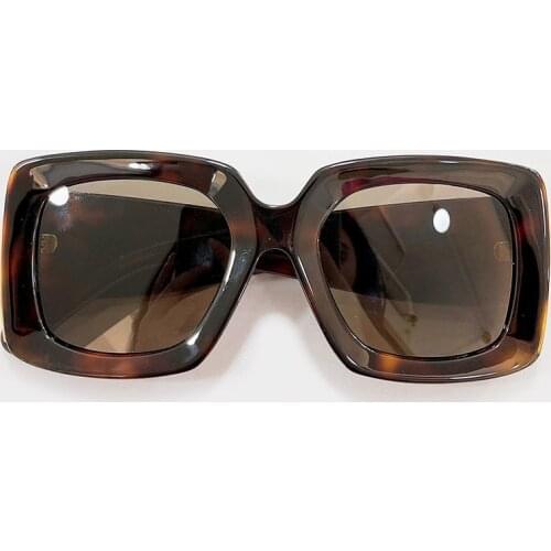 Oversize Sunglasses Women Square Acetate Gradient Sun Glasses Female Driving Eyewear Oculos De Sol