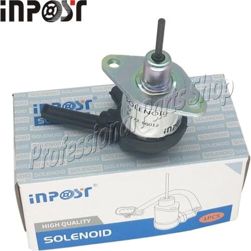 12V Stop Solenoid 1G772-60010 1G772-60012 for Kubota SVL75 M6040DTC M6040F M7040DT