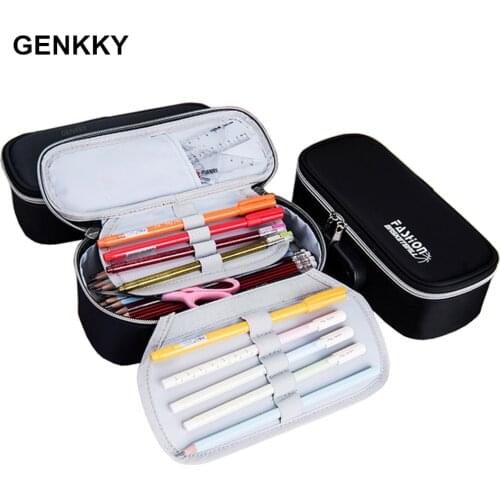 Pencil Bagss Large-capacity Password Pen Bag Multi-Functional Pencil case Student Primary Secondary School Stationery Supplies