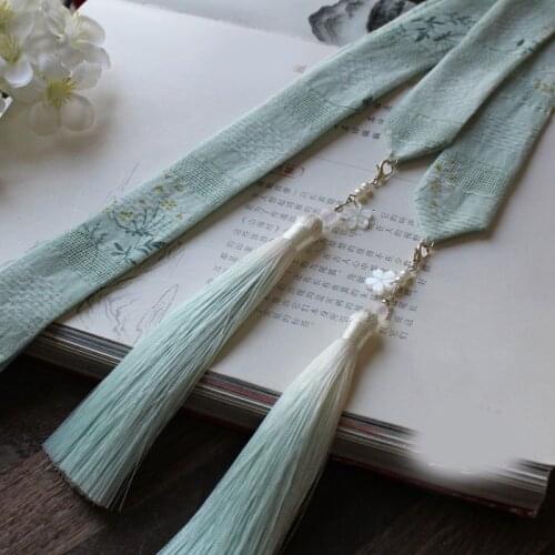 1pcs Ancient Chinese Style Handmade Tassel Hair Rope Hair Ribbon for Hanfu Hair Decor Cosplay Accessories Women Girl Gift