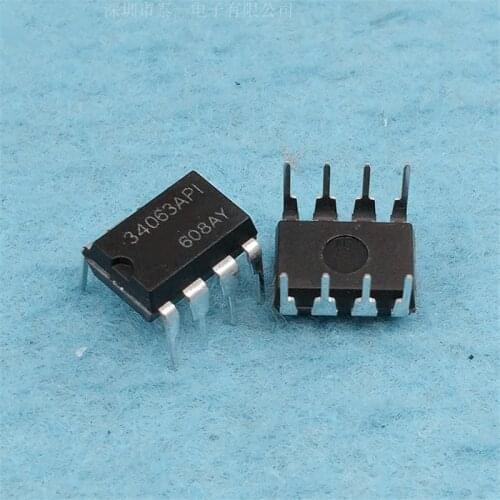 10PCS MC34063API DIP8 MC34063AP1 DIP MC34063 34063API DIP-8 new and original IC