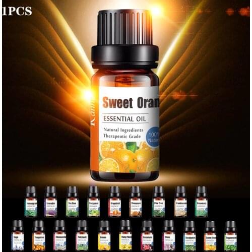 100% Pure Natural Essential Oils For Aromatherapy Diffusers Essential Oil 10ml for Relieve Stress Organic Body Massage Relax