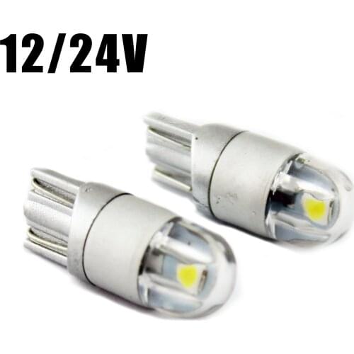 2Pcs T10 Led Canbus Light Bulbs On Cars Dome Light 12V 24V Car Map Door Light W5W Led 147 152 White