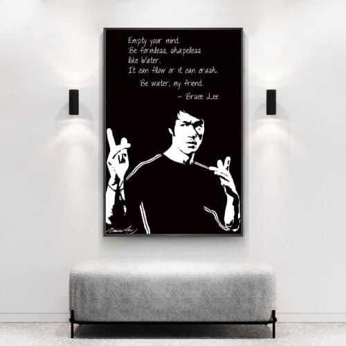 Ali Motivational Quote Canvas Painting Inspirational Sport Posters and Prints Wall Art Celebrity Quotes Picture for Room Decor