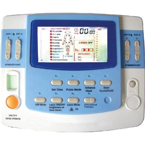 Ultrasound Physiotherapy Machine With Diode 650nm Laser Therapy LLLT To treat Rhinitis Full Body Pain Relief Massage Device