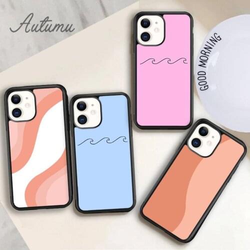 Ocean Wave Phone Case for iPhone 11 12 Pro Max mini X XR XS SE 2020 5 6S 7 8 Plus Samsung Galaxy S8 S9 S10 Cover shell