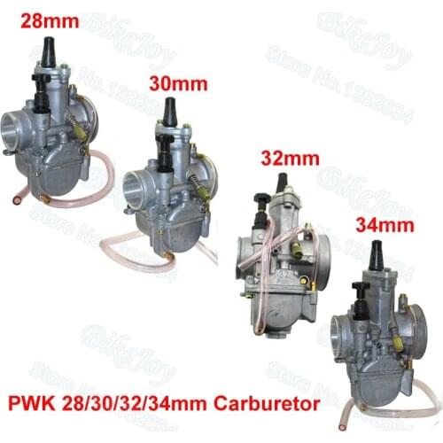 Carburetor PWK 28mm 30mm 32mm 34mm Racing Flat Side Carb For Scooter ATV Quad Go Kart Dirt Bike