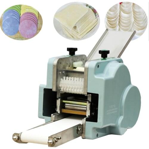 Commercial Automatic Tabletop Automatic Dumpling Empanadas Gyoza Pizza Wonton Dough Skin Wrapper Making Machine