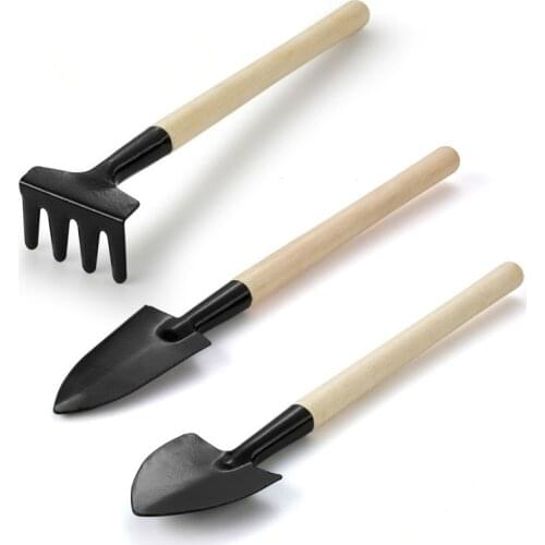 Mini Tool Three-Piece Garden Garden Tools Three-Piece Set Of Small Shovel/Rake/Shovel Planting Tools