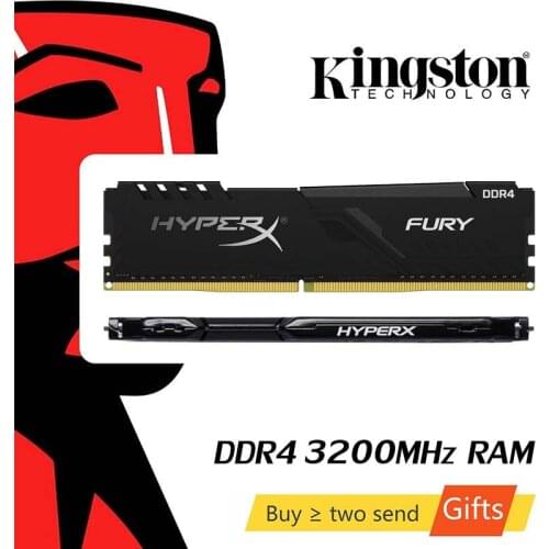 Kingston HyperX FURY memoria ram DDR4 2400MHz 8g 2666MHz 16g 3200MHz 32g Memory DIMM 288-pin Desktop Internal Memory For Gaming