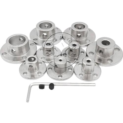 2mm/3mm/3.17mm/4mm/5mm/6mm/6.35mm/7mm/8mm/10mm/11mm/12mm/14mm Rigid Flange Coupling Motor Guide Shaft Coupler Motor Connector