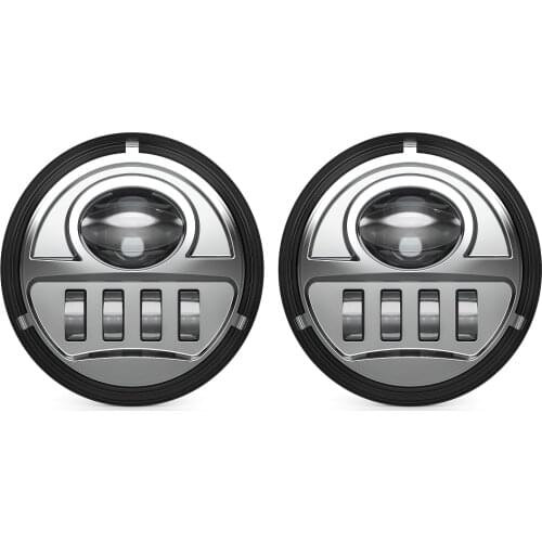 New 4-1/2" Led Fog Light 4.5 inch LED Light Housing Bracket Fog Lights Auxiliary Lamp Motorcycle Projector Headlight