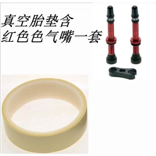 40mm mtb Road Bike No Tubes Tubeless Presta aluminum Valves Pair+tubeless tape