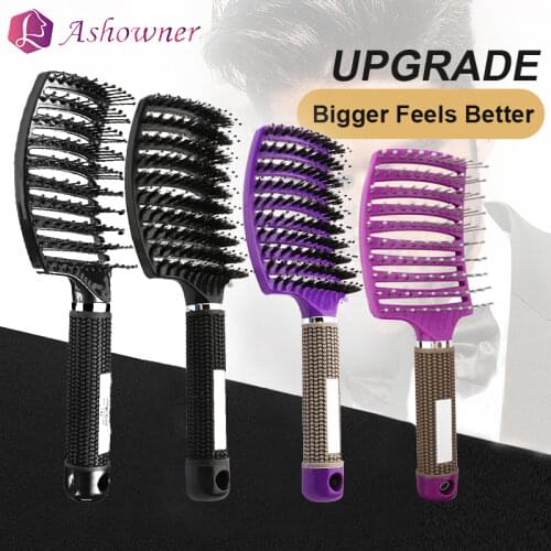 Detangle Hairbrush Women Wet Comb Hair Brush Professional Hair Brush Massage Comb Brush for Hair Hairdresser Hairdressing Tools