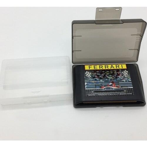 100PCS Clear Transparent Storage Box for Sega MD Game Gassette Genesis Master System Protection Box Collection Box