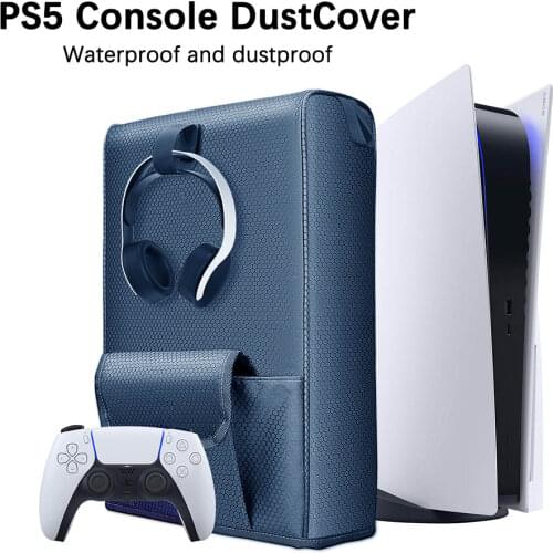 PS5 Game Console Dustcover PlayStation 5 Accessories Storage Bag Dustproof Vertical VideoGames Consoles General Anti-Dust-Cover