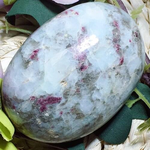 Pink tourmaline palm