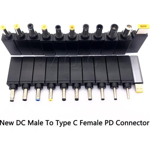 USB Type C Female Plug to Universal Laptop Power Adapter Connector Converter 7.4*5.0 4.0*1.7 4.0*1.35 Dc Power Jack for Lenovo