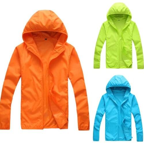 50% Hot Sales Women Men Summer Long Sleeve Hooded Windproof Sun Protectioned Coat Fishing Jacket