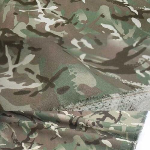 1.5M Width Military MC Green Camo Fabric Polyester Cotton Thin Camouflage Cloth DIY Spring Summer Clothes Bed Sheet Material