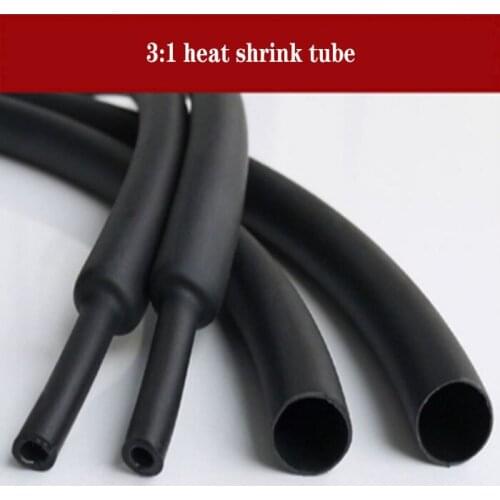 1meter 3:1 heat shrink tube with Glue thermoretractile heat shrinkable tubing heat shrink tubing diameter 1.6 2.4 3.2 4.8 7.9