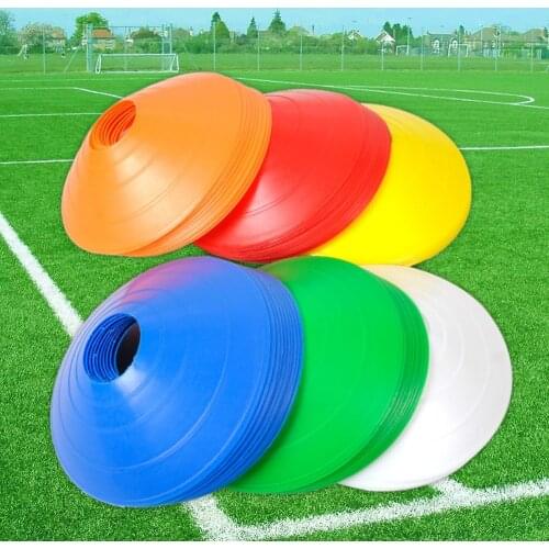 10/5 Pcs Football corner training 19cm Cones Marker Discs Soccer Training Sports Saucer Entertainment Sports Accessories