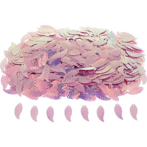 1100Pcs Leaf Shape SEQUINS Loose sequins for embroidery, applique, knitting, arts, crafts, and embellishment Sewing Craft