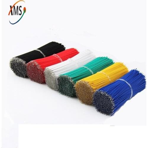 130pcs 24AWG Breadboard Jumper Cable Wires Kit Tinning Double Tinned Component Pack Colorful 13 Types 10 Pcs each 5CM 8CM 10CM
