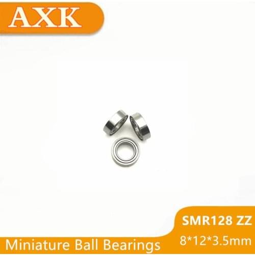 2021 Rushed Time-limited Smr128zz Abec-3 (10pcs) 8x12x3.5 Mm Stainless Steel Miniature Smr128 Zz Ball Bearings Smr128-zz