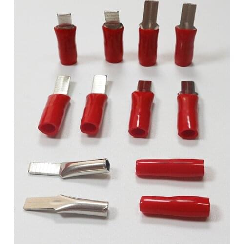 50 pair C45 Pin Cold Pressing Copper Nose 1.5 2.5 4.0 6 10 16 25 35 mm2 insulated Terminal Block oblique type