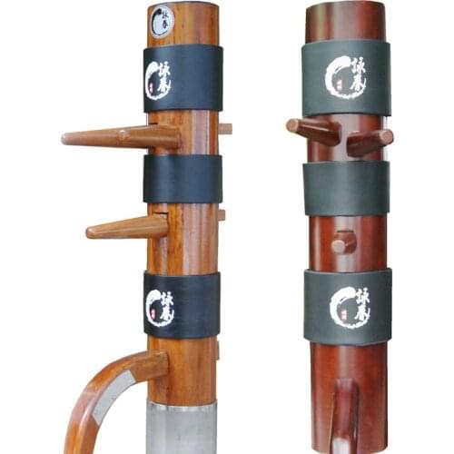 Martial Arts Accessories Wooden Man Pile Sheath Padded Wing Chun Boxing Inch Box Pad Thickened Wood Man Pile Boxing Pad