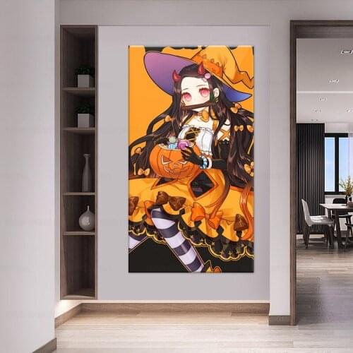 Anime Halloween Poster canvas painiting hd print wall art picture for home decor frame artwork for Halloween gift