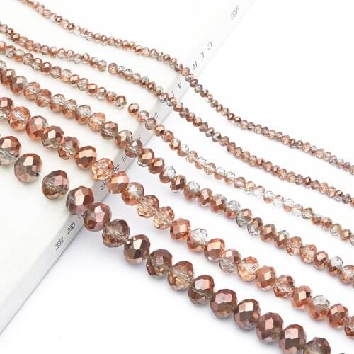 2/3/4/6/8/10mm Shiny Austrian Crystal Glass Beads Loose Spacer Beads for DIY Bracelet Necklace Earrings Charm Jewelry Making