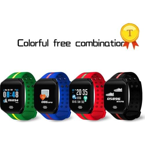 BLE 4.0 Smart Fitness Bracelet Sport Blood Pressure App control wristWatch Pulse Heart Rate Tracker Waterproof Stopwatch Band