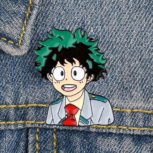 LT631 My Hero Academia Japanese Anime Comics Enamel Pin Badge Cartoons Collar Lapel Jewelry Friends Birthday Gifts Decoration