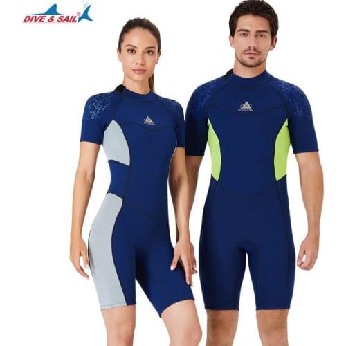 Men Women 1.5MM Scuba Neoprene Winter Snorkeling Diving Suit Thermal One Piece Surfing Spearfishing Swim WetSuit Free Shipping