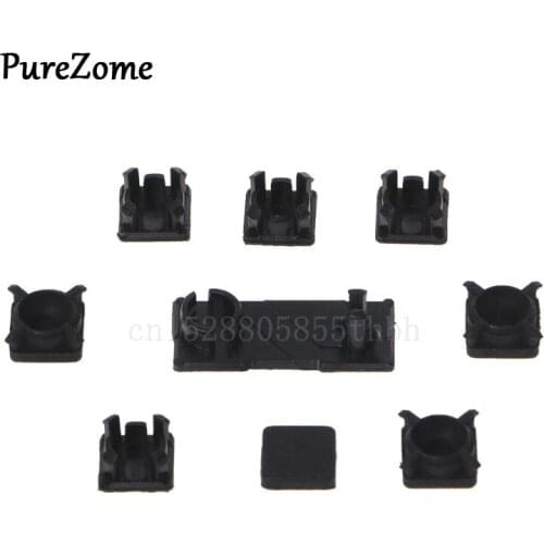 Plastic Feet Plastic Button Screw Cap Cover Set Replacement for Sony Playstation PS3 Slim 2000 3000 Controller