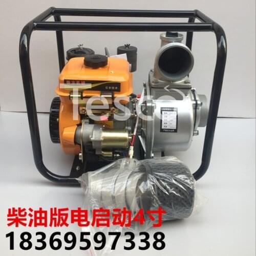 Customized electric start gasoline engine diesel engine water pump 2 "3" 4 "sewage pump high pressure fire protection