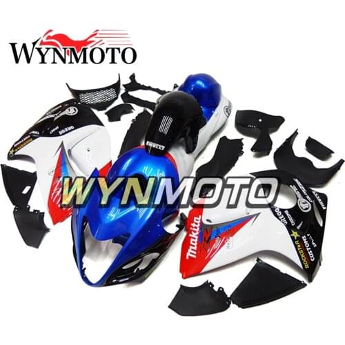 Complete Fairings Kit For GSXR1300 2008-2016 08-16 Injection ABS Plastics Full Fairings Kit Cowlings Bodywork Blue Black Frames