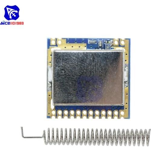 SI4463 Remote Wireless Transceiver Module with Spring Antenna 2000M//433MHz SI4463 Wireless Transmission Module 100mW