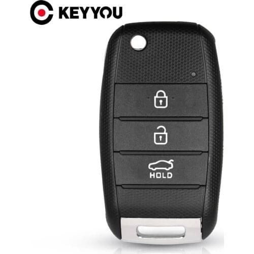 Replacement Folding Remote Key Shell Fob Holder Cover Housing Case For KIA Carens Cerato Forte K2 K3 K5 With Hyn14 Right Blade