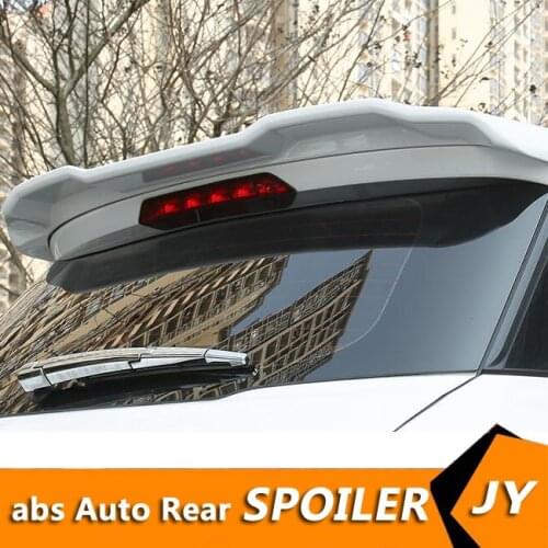 For HYUNDAI IX35 Spoiler 2016-2018 ix35 spoiler led light ABS Material Car Rear Wing Primer Color Rear Spoiler