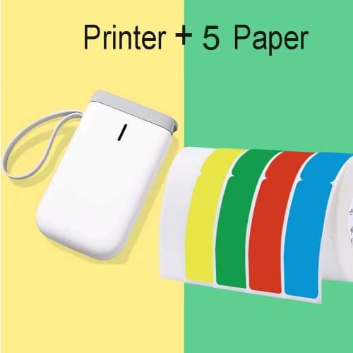 D11Cable printer Lable thermal Printer Mini Handheld Sticker Cable Label Printer Bluetooth Connection For Mobile Android And iOS
