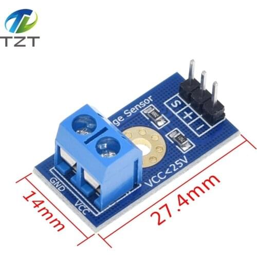 Smart Electronics DC 0-25V Standard Voltage Sensor Module Test Electronic Bricks Smart Robot for arduino Diy Kit