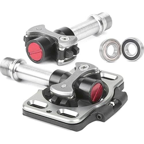 Bicycle Titanium Alloy Highway Cycling Lock Road Bicycle Lock Shoes Pedal Bicycle Self-locking Pedal Riding Equipment