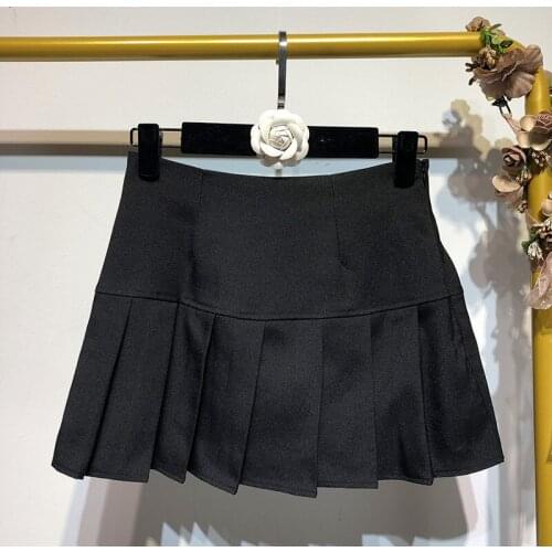 Y2k Egirl Hot Skirt accessory Pleated High Waist Mini Skirt Women Sexy White Micro Skirt Ladies Korean Style Summer Miniskirt