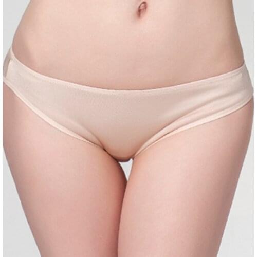 100% Mulberry Silk Women Panties Sexy Pure Silk Seamless Thin Lowwaist Briefs M/L/XL Free Shipping