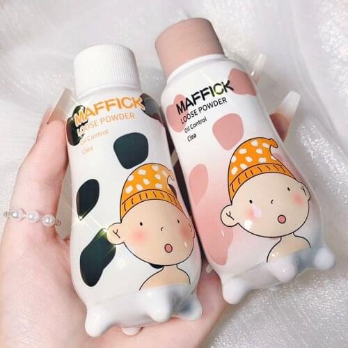 1 Pcs Loose Powder Setting Powder Long-lasting Oil Control No Makeup Retouching Makeup Brightening Skin Tone Cosmetics TSLM1