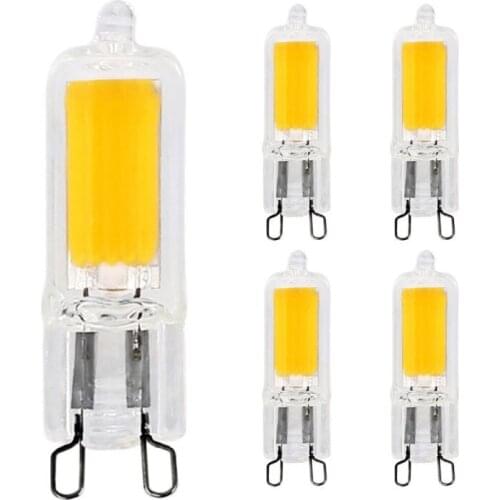 10pcs G9 6W 9W12W LED Light Dimmable AC 220V bulb g9 COB Spotlight For Chandelier Replace 20W 30W 40W Halogen Lamp Home Lighting